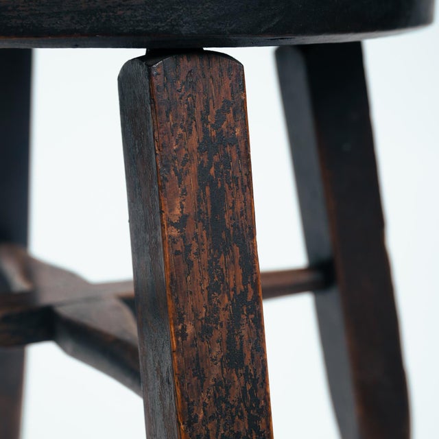 Antique Walnut Stools from Gaskell and Chambers, 1890s, Set of 2 For Sale - Image 14 of 15