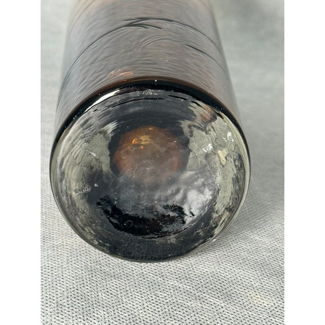 Modern Layered Glass Cylindrical Vase, 1970s For Sale - Image 4 of 6