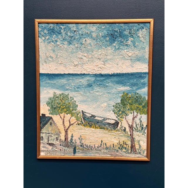 Stig Allan, Landskrona, 1950s, Oil on Panel, Framed For Sale - Image 16 of 18