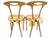 Mid-Century Modern Mid-Century Italian Palladio Gilt Metal Chairs - A Pair For Sale - Image 3 of 18
