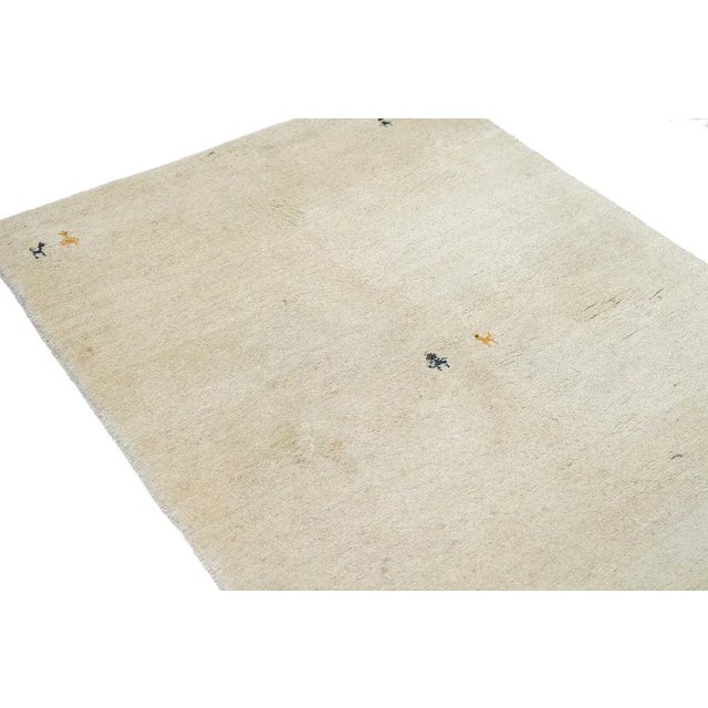 1970s Vintage Gabbeh Rug 4'1'' x 6'2'' For Sale In New York - Image 6 of 8