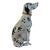 Vintage Ceramic Glazed and Hand Painted Dalmation Made in Italy For Sale