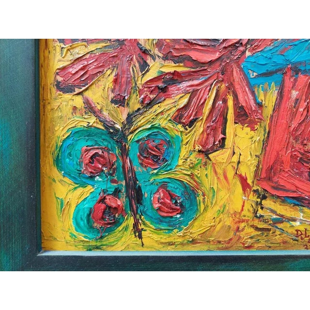 2000 - 2009 Dmitry Lavrentjev, Butterfly Hunting, 2001, Oil on Wood For Sale - Image 5 of 6