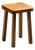 Vintage Pine Stool, France, 1980s For Sale