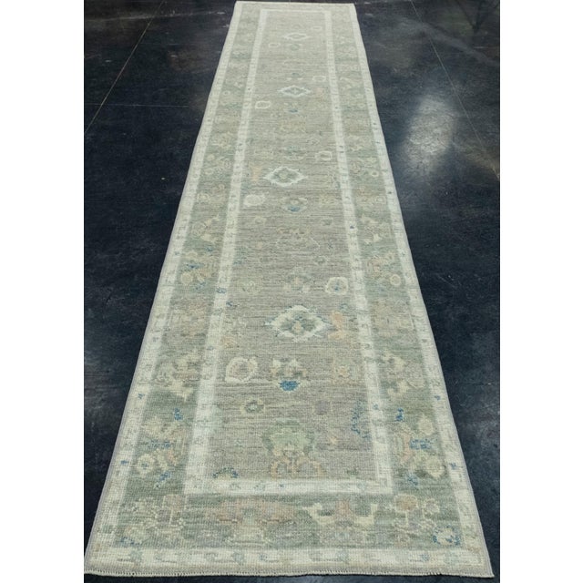 Turkish Oushak Runner Rug 2'10" x 14' #17813 Explore a curated collection of hallway runners, wool rugs, and handmade...