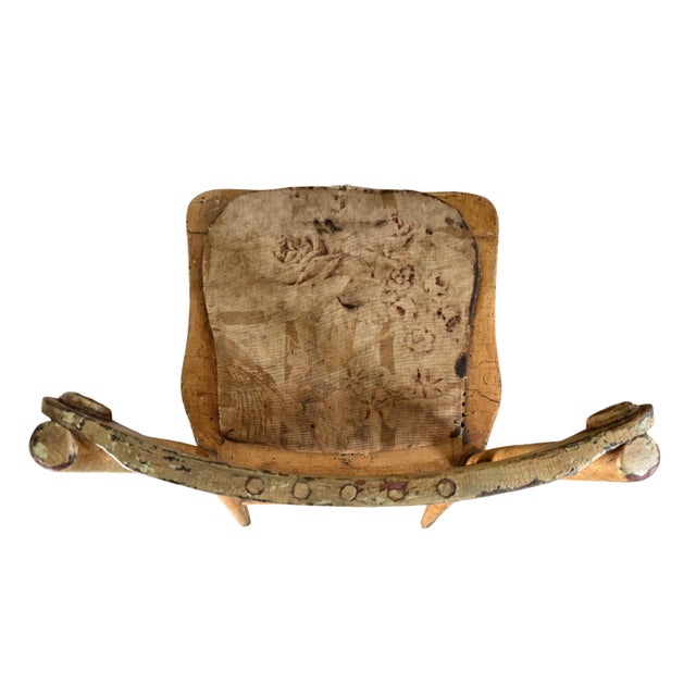 Charming Antique Spindle-Back Chair With Exceptional Aged Patina For Sale In Denver - Image 6 of 15