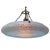 Metal Art Deco Pendant Lamp in Brass and Blue Glass, France, 1920s For Sale - Image 7 of 8