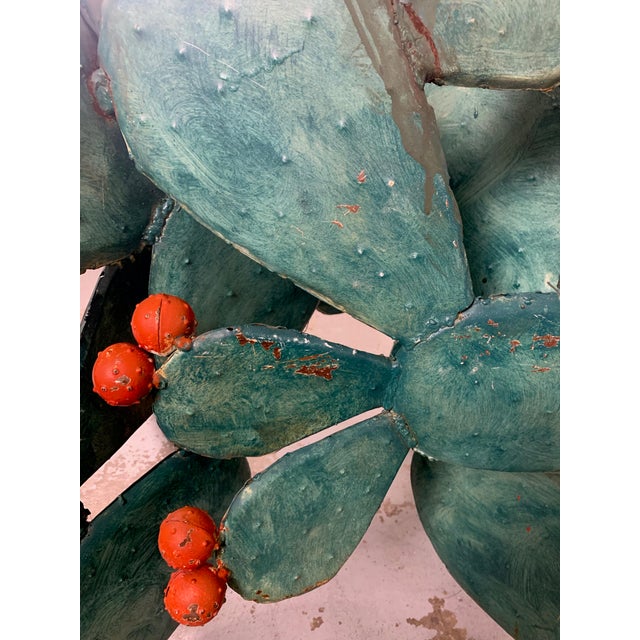Prickly Pear Cactus Sculpture / Table Base For Sale In Dallas - Image 6 of 11