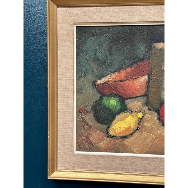 Lindholm, Still Life, 1960s, Oil on Canvas, Framed For Sale - Image 18 of 18