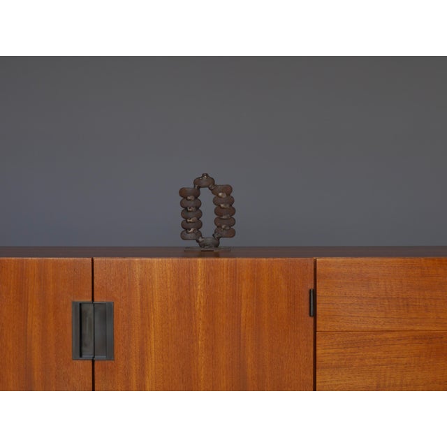 Abstract Sculpture in Iron from Theo Niermeyer, 1970s For Sale - Image 4 of 8