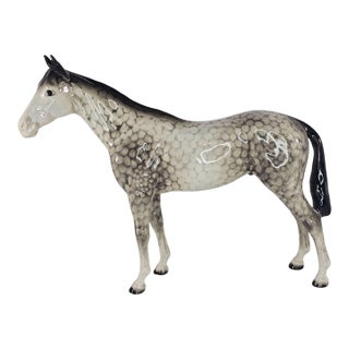 Beswick England Early Rocking Horse Dapple Grey Horse Bois Roussel #701 For Sale