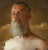 Thad by Zack Zdrale | Oil on panel Portrait of a man with a beard against a neutral background. For Sale