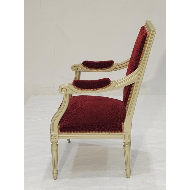 Louis XVI Armchair, 2010s For Sale - Image 3 of 8