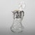 1920s Gorham Inspired Art Nouveau Floral High Relief Silver Plate & Etched Claret Jug For Sale - Image 4 of 5