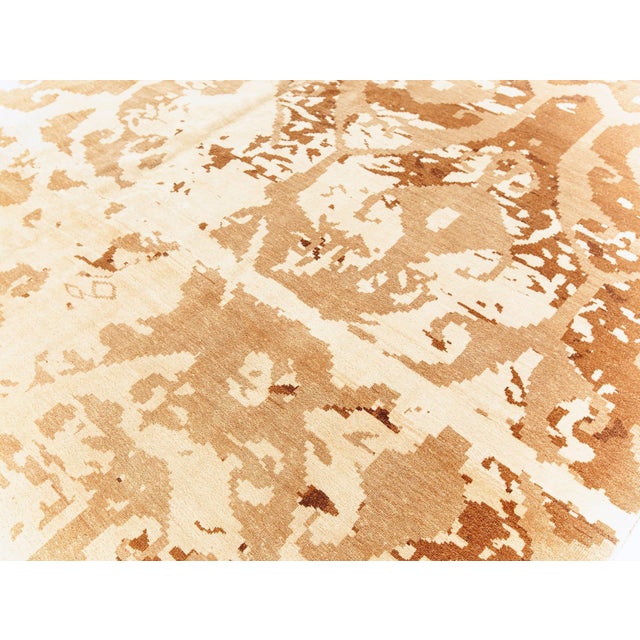Textile Contemporary Abstract Indian Flat Weave Rug by Doris Leslie Blau For Sale - Image 7 of 8