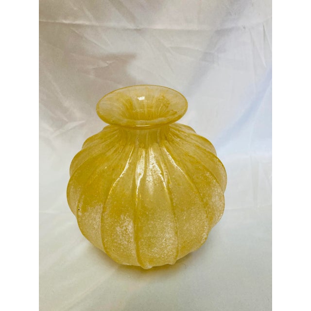 Fabulous excavation style Glass vase: type of decorative glass with a rough surface with a matte finish in imitation of...