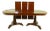 Kindel Empire Style Paw Foot Mahogany Dining Table For Sale