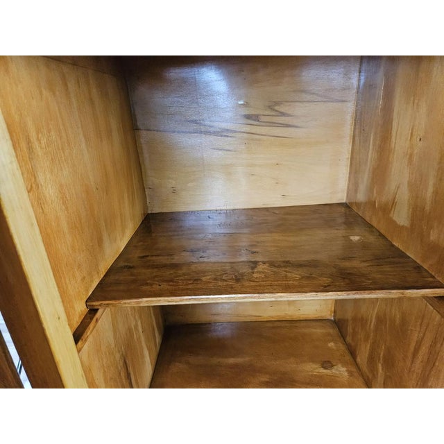 Chippendale Sideboard with Marble Top and Sliding Glass, Italy, 1920s For Sale - Image 18 of 18