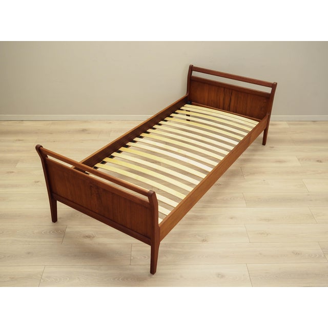 Danish Teak Bed, Denmark, 1970s For Sale - Image 13 of 16