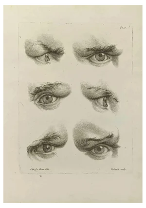 Jean François Poletnich, Eyes, Etching, 1755