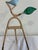 Vintage Cast Iron Bird Easel Display Stand With Blue Bird For Sale - Image 4 of 11