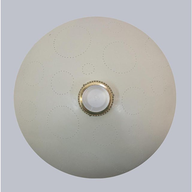 Swiss Flush Mount in Glass and Brass from Belmag, 1950s For Sale - Image 4 of 15