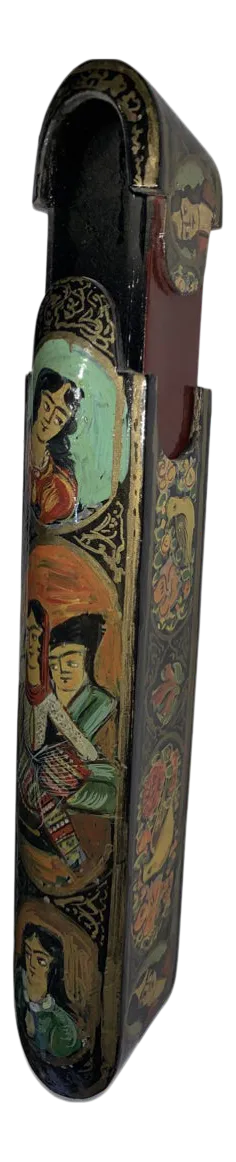 20th Century Lacquer Penbox, Persia, Qajar