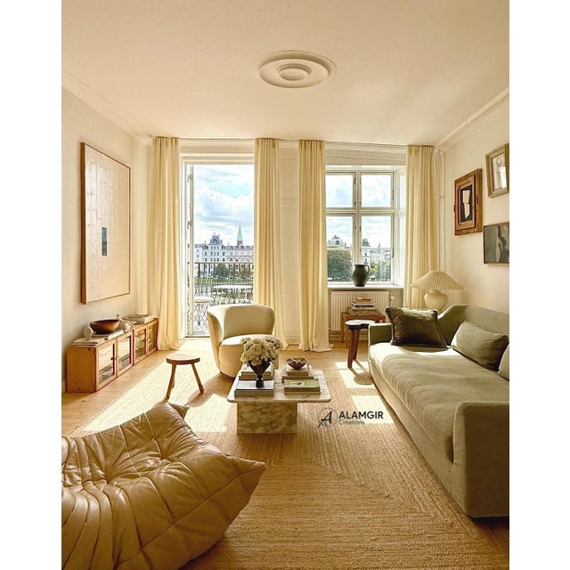 Not Yet Made - Made To Order Handwoven Natural Jute Rectangular Minimalist Doormat Rug For Sale - Image 5 of 12