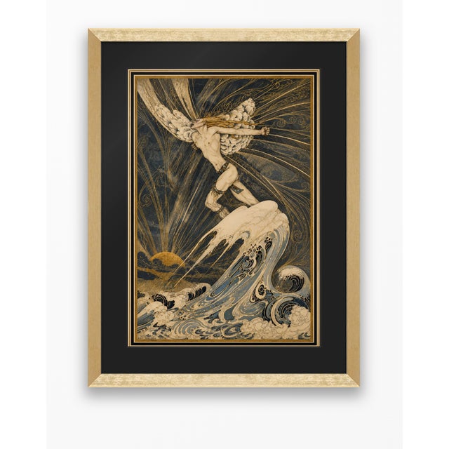 Atelier Aria Lumae Midnight Fables Symbolist Golden Age Illustration Prints Set of 6 For Sale - Image 16 of 17