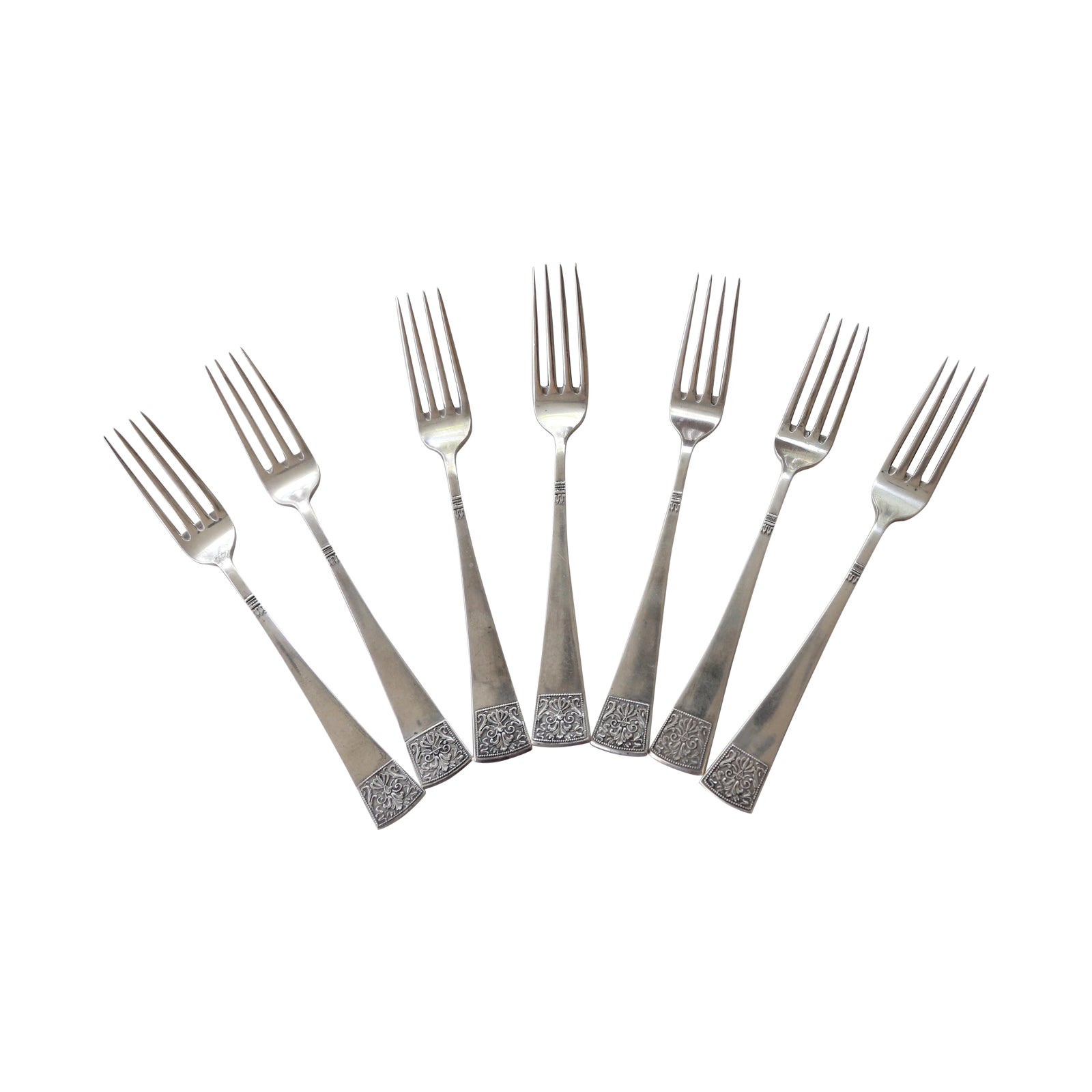 European Oversize Dinner Forks Set of 8 Chairish