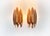 Rare pair of Kastor wall lamps, designed by Jo Hammerborg for the renowned Danish lighting manufacturer Fog & Mørup around...