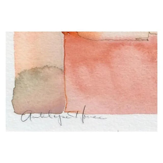 Late 20th Century "Antelope House" Landscape Watercolor Painting by Kay Carlson, Framed For Sale In Monterey, CA - Image 6 of 7