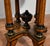 Late 19th Century 19th Antique Victorian Oval Center Table With Burl Wood Walnut Top & Ebonized Accents For Sale - Image 5 of 16