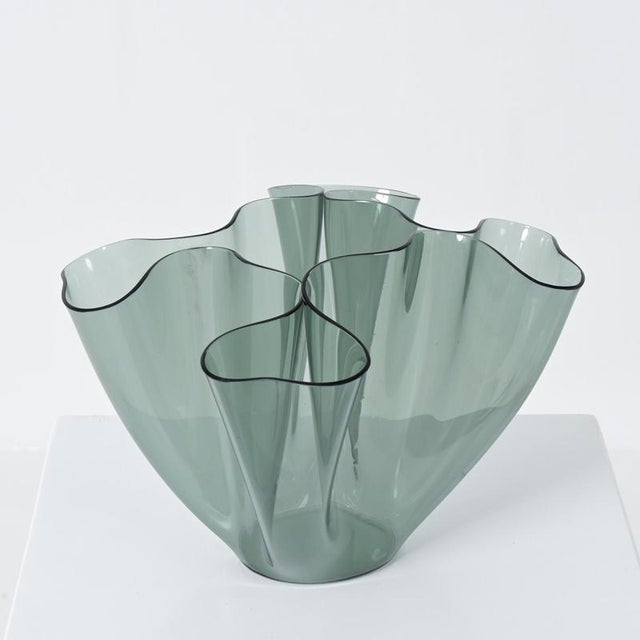 Glass Cartoccio Vase by Pietro Chiesa for Fontana Arte, 1970s For Sale - Image 10 of 18