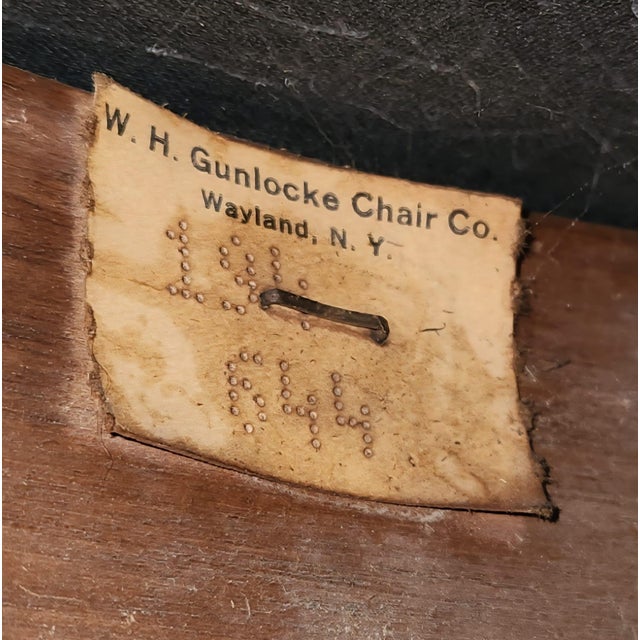 Mid 20th Century Vintage Gunlocke Tilt-Swivel Desk Chair With Arms – Mid Century Modern For Sale - Image 5 of 12