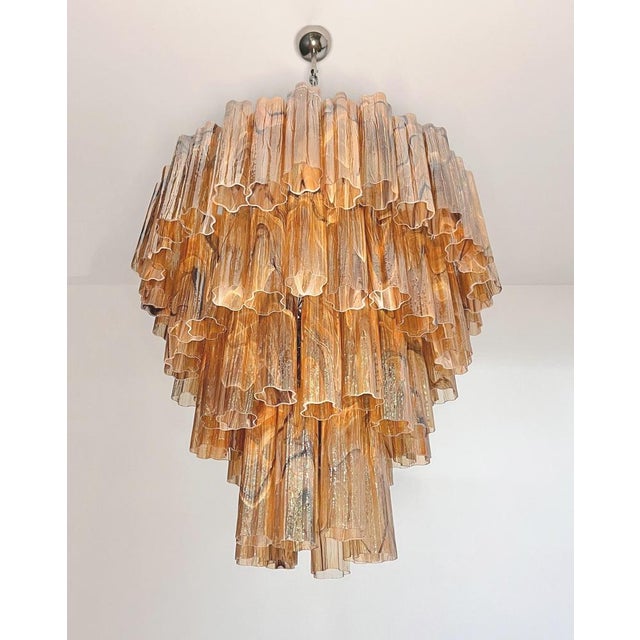Black Italian Chandelier in Murano Glass, 1990 For Sale - Image 8 of 15