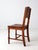 Vintage Oak Chair With Monterey Style Stencil For Sale - Image 11 of 11