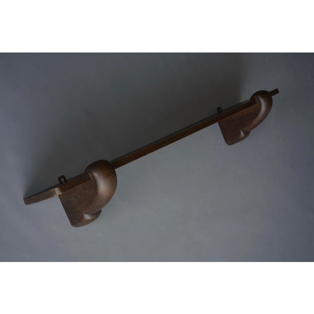 Wood Vintage Art Deco Wall Shelf, 1920s For Sale - Image 7 of 13