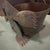 Vintage Hand-Crafted Artisan Metal Bear Sculpture Luminary & Planter For Sale - Image 14 of 17