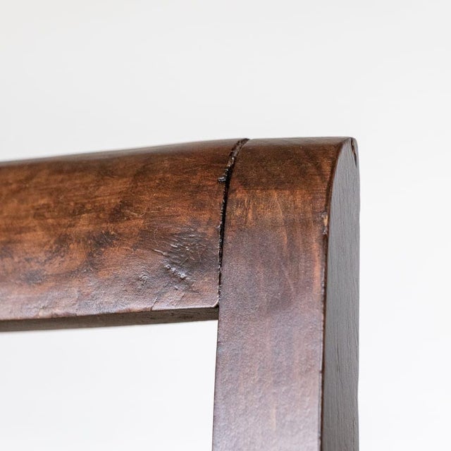 1940s French Wood Armchair For Sale In Los Angeles - Image 6 of 11