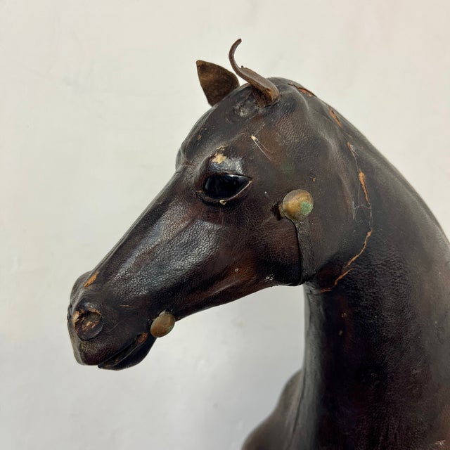 Victorian Leather Horse Sculpture, Late 19th Century For Sale - Image 13 of 18