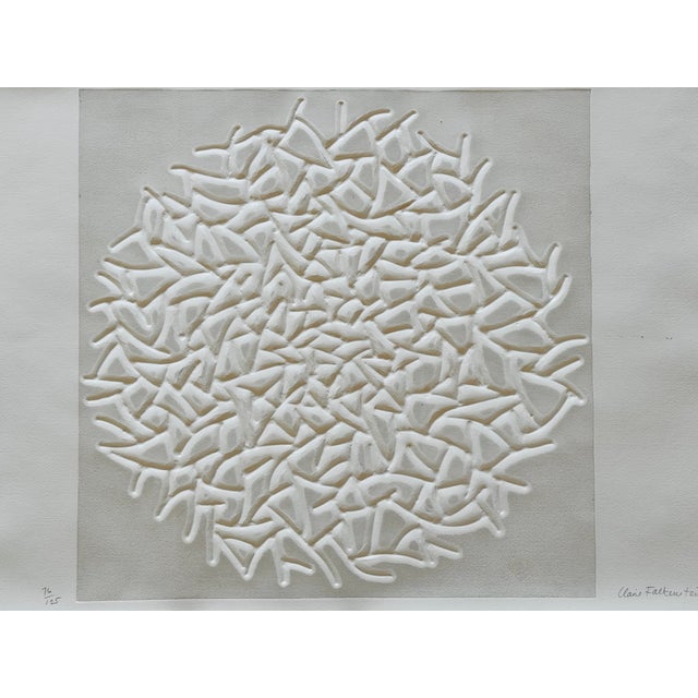 1970s 1972’ Claire Falkenstein (American 1908-1997), “Struttura Grafica” Work on Paper For Sale - Image 5 of 17