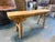 Tan Vintage Elm Village Bench For Sale - Image 8 of 8