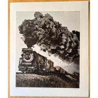 John Collette, Freight Train, 1985, Etching For Sale