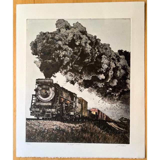 John Collette, Freight Train, 1985, Etching For Sale