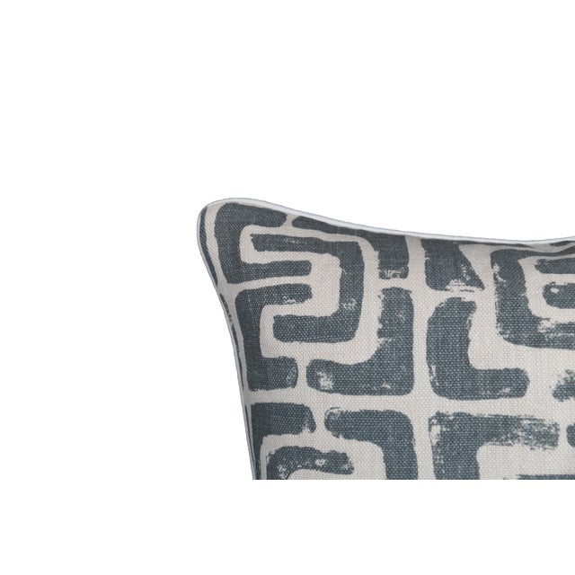 Abstract Designer Oui Bloc Kravet Pillow Covers- A Pair For Sale - Image 3 of 5