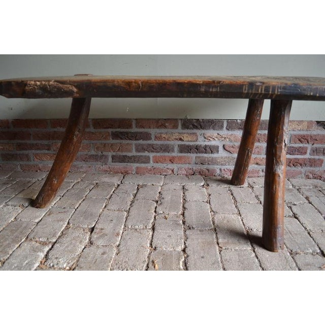 Dutch Butcher's Table in Chestnut For Sale - Image 6 of 8