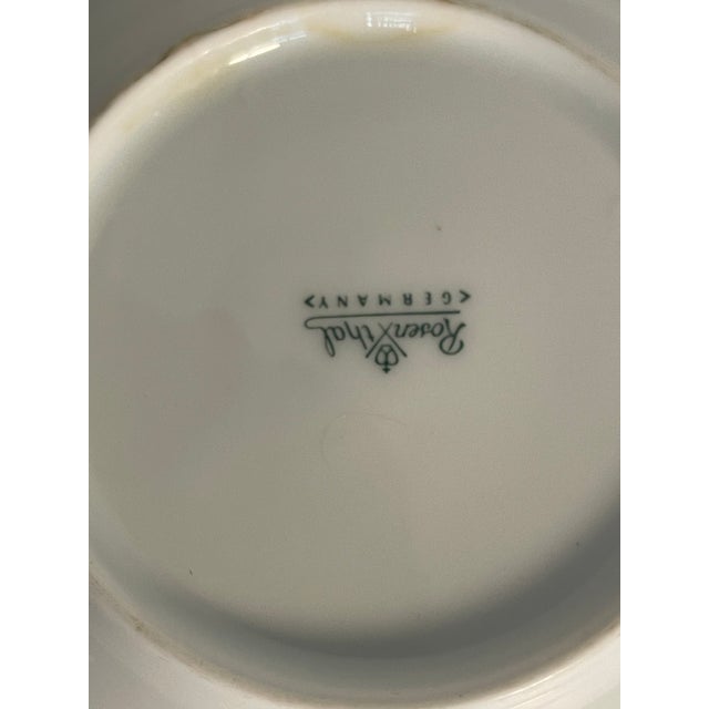 Shabby Chic 1960s À La Crepe Bretonne Café Rosenthal Porcelain Catchall Adhtray For Sale - Image 3 of 5