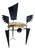 Throne for the King of Birds in Steel and Synthetic Fur by Frederic Gaillard For Sale