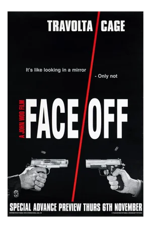 Face/Off Original Vintage Movie Poster, British, 1997